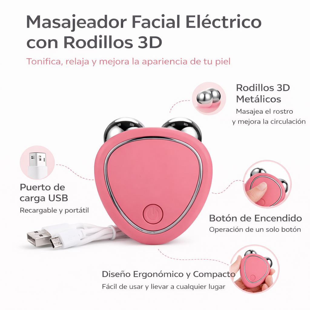Masajeador Facial De Microfrecuencia