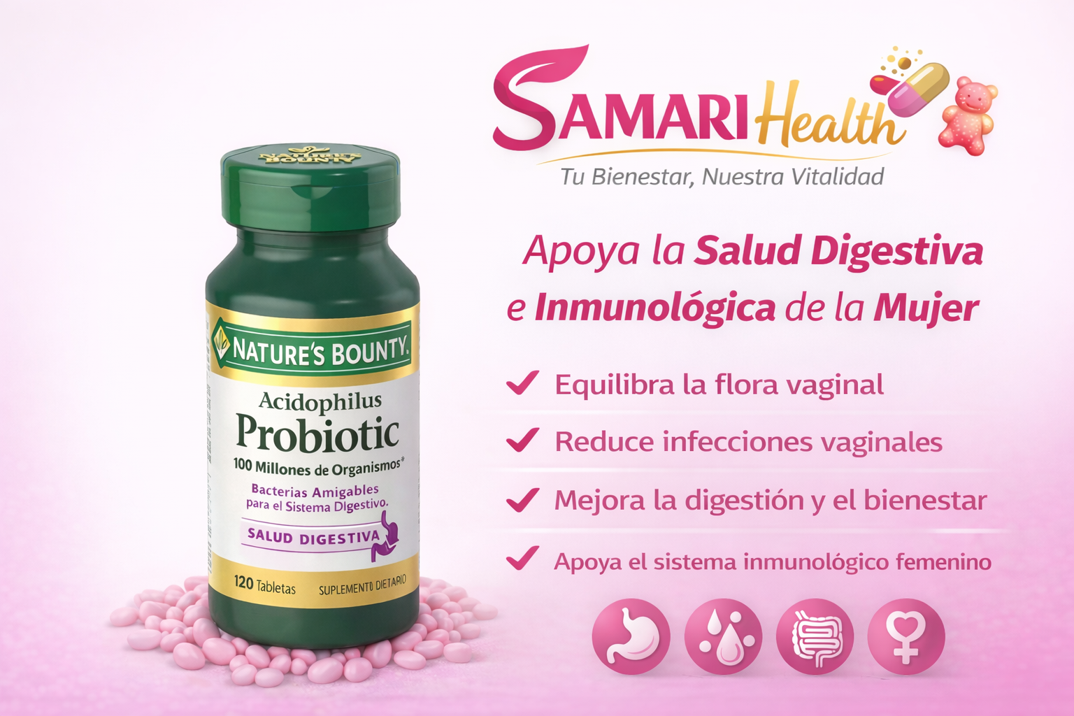 Nature's Bounty probiotico